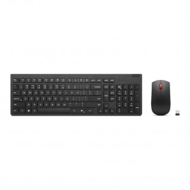 Tipkovnica in miš Lenovo brezžična Essential Combo Gen2 SLO črna odporna na politje low-pro...