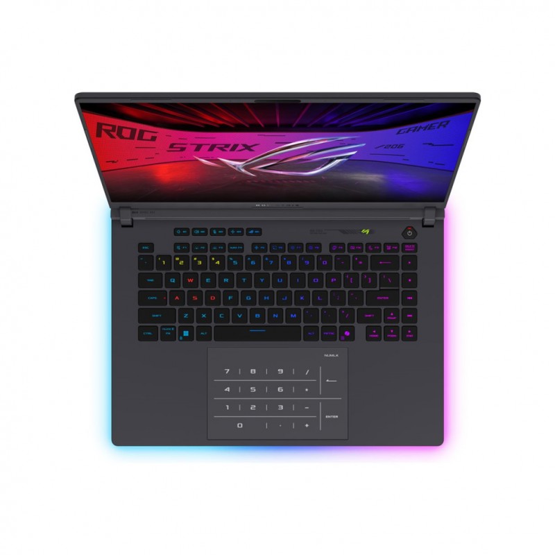 Gaming prenosnik ASUS ROG Strix - Intel® Ultra 9-275HX | NVIDIA® GeForce® RTX 5080 | 32GB | QHD - (16,0″) | 240hz | 2TB | Win 1