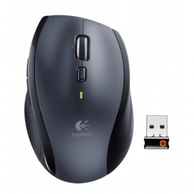 Miš brezžična ergonomska za desničarje Logitech M705 Marathon 1000DPI nano temno siva (910-...