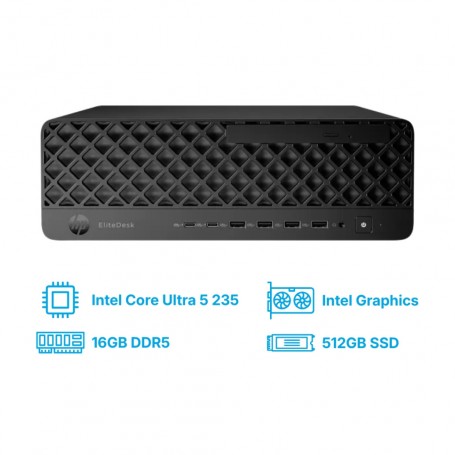 Računalnik HP SFF Elitedesk 8 G1i AI PC Ultra 5-235/Q870/16GB-DDR5/512GB/Intel grafika HDMI 2x...