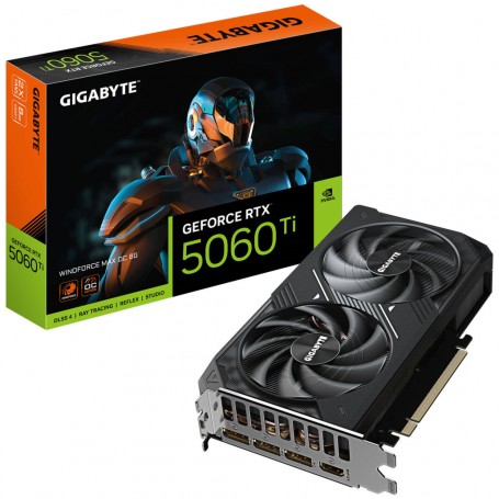 Grafična kartica nVidia RTX5060Ti GigaByte Windforce Max OC - 8GB GDDR7 (GV-N506TWF2MAX OC-8GD...