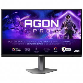 Gaming monitor AOC Agon PRO (AG276QZD2) | 27,0" | 2560 x 1440 | (240 Hz) - OLED | Raven | 0,03ms | FreeSync