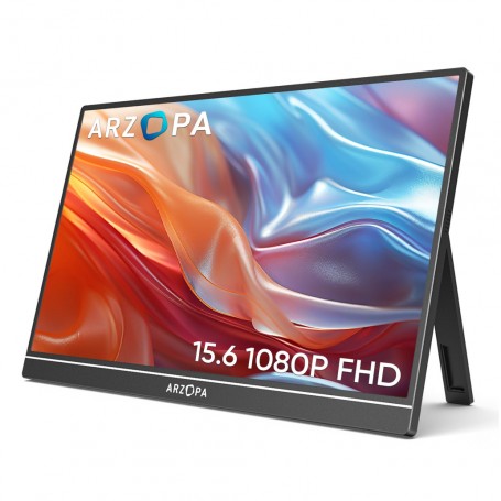 Prenosni monitor Arzopa 39,6 cm (15,6") A1 GAMUT 1920x1080 IPS 5ms Mini-HDMI USB-C Zvočniki ...