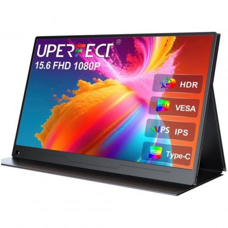 Prenosni monitor Uperfect 39,6 cm (15,6") M156T03 1920x1080 60Hz IPS 25ms HDMI 2xUSB-C Zvočnik...