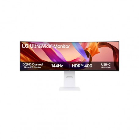 Gaming monitor LG 49U950A-W | 49,0" | 5120 x 1440 | (240 Hz) - IPS | Ukrivljen (curved) | 5ms | FreeSync