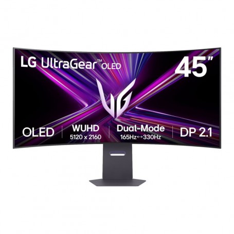 Gaming monitor LG 45GX950A-B | 44,5" | 5120 x 2160 | (165hz) - OLED | Ukrivljen (curved) | 0,03ms | FreeSync
