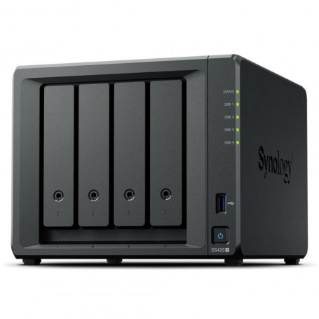 NAS ohišje Synology DS425+ 4x 3,5''SATA HDD 2x M.2 NVMe Intel Celeron J4125 4-core (4-thread) ...