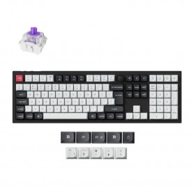 Gaming Tipkovnica brezžična, bluetooth, USB Keychron Q6 HE UK | črna RGB (Q6H-M1-UK)