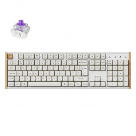 Mehanska Tipkovnica brezžična Keychron K10 HE Special Edition nebula mag stikala UK | bela R...