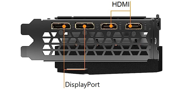 HDMI in DisplayPort priključki